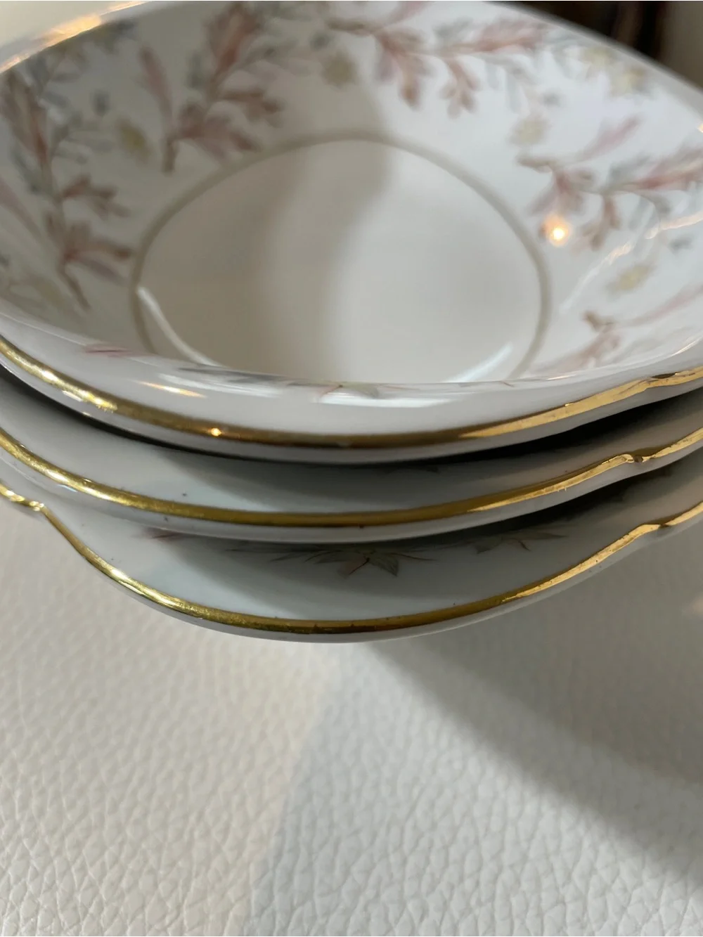 Vintage mid century Harmony House fine china Wood-hue collection assorted pieces